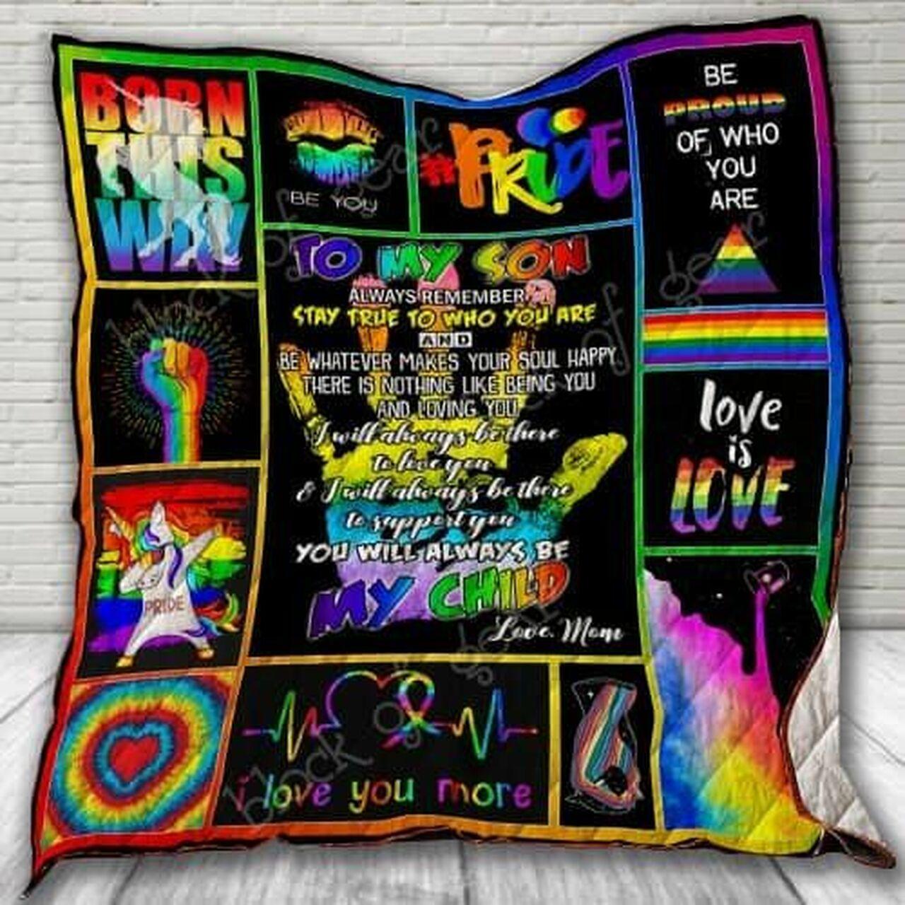 To on Lgbt Cl2100558Mdq Quilt Blanket