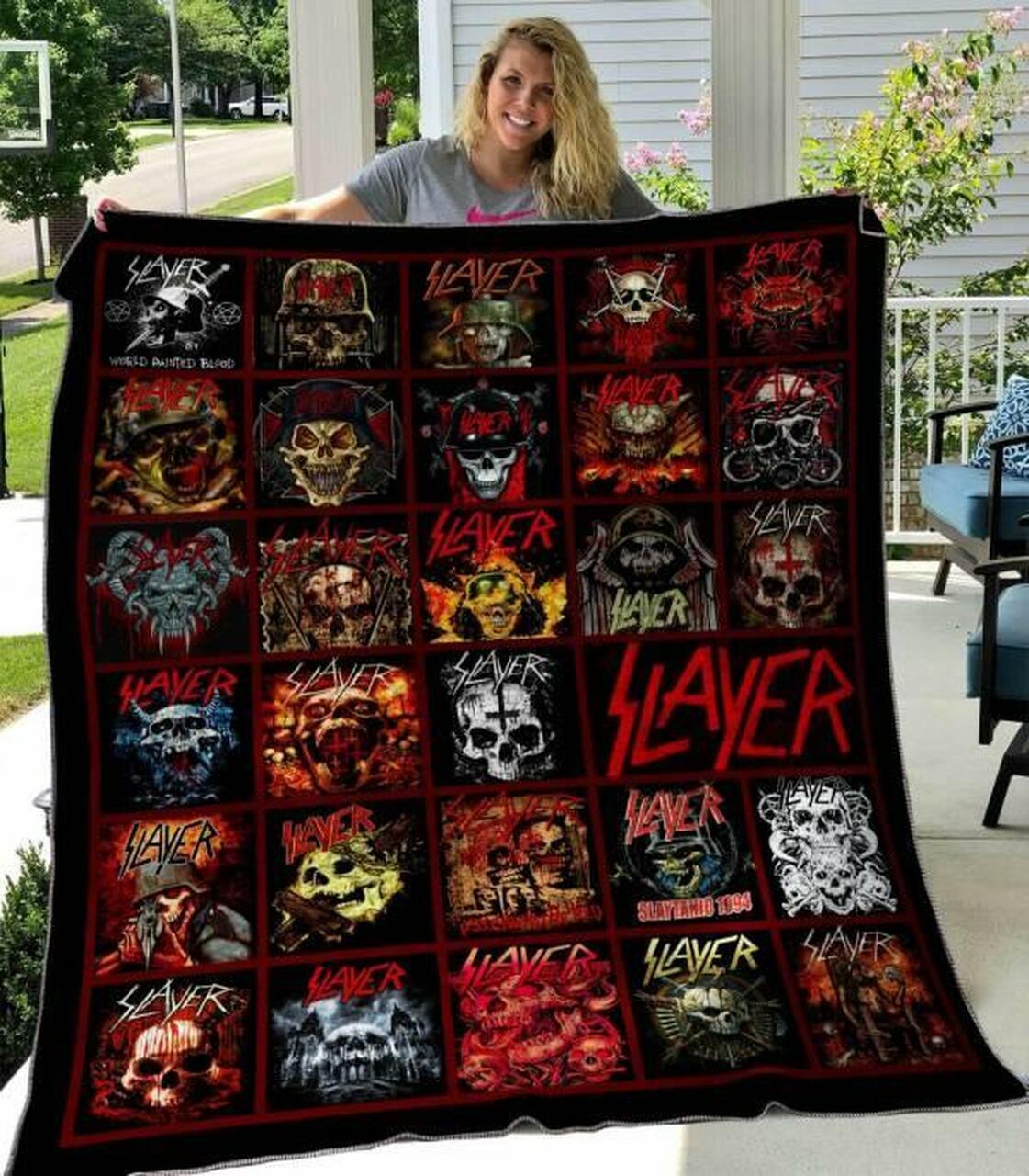 Slayer Quilt Blanket Hvt250514 Quilt
