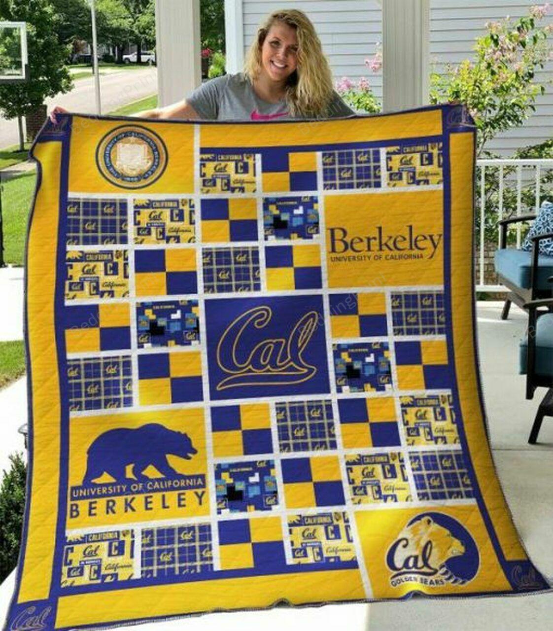 Ncaa California Golden B Quilt Blanket #614