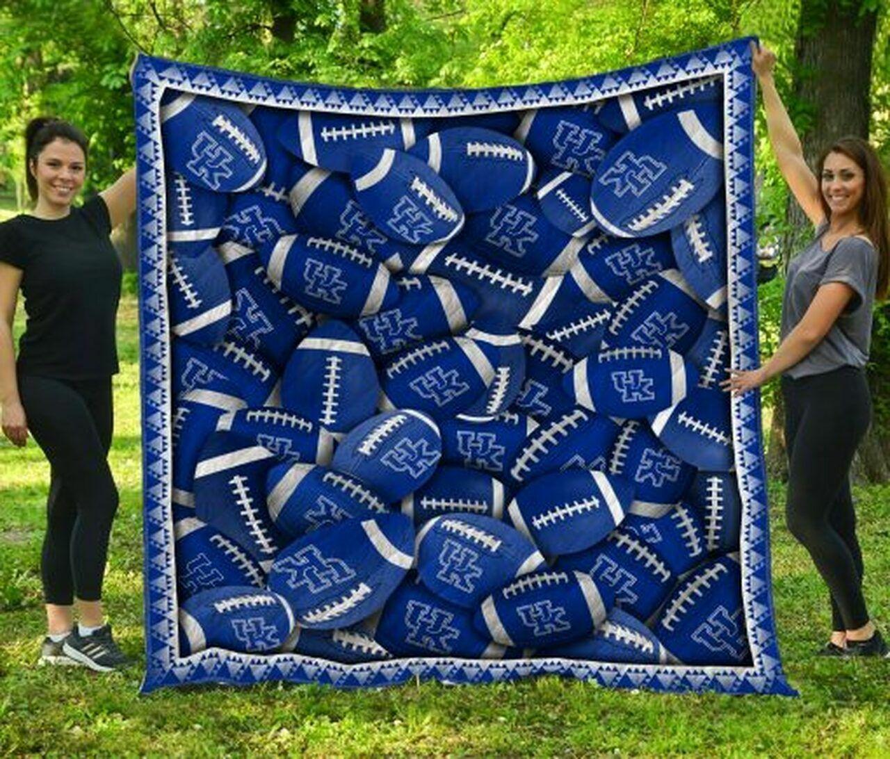 Ncaa Kentucky Wild Quilt Blanket #889