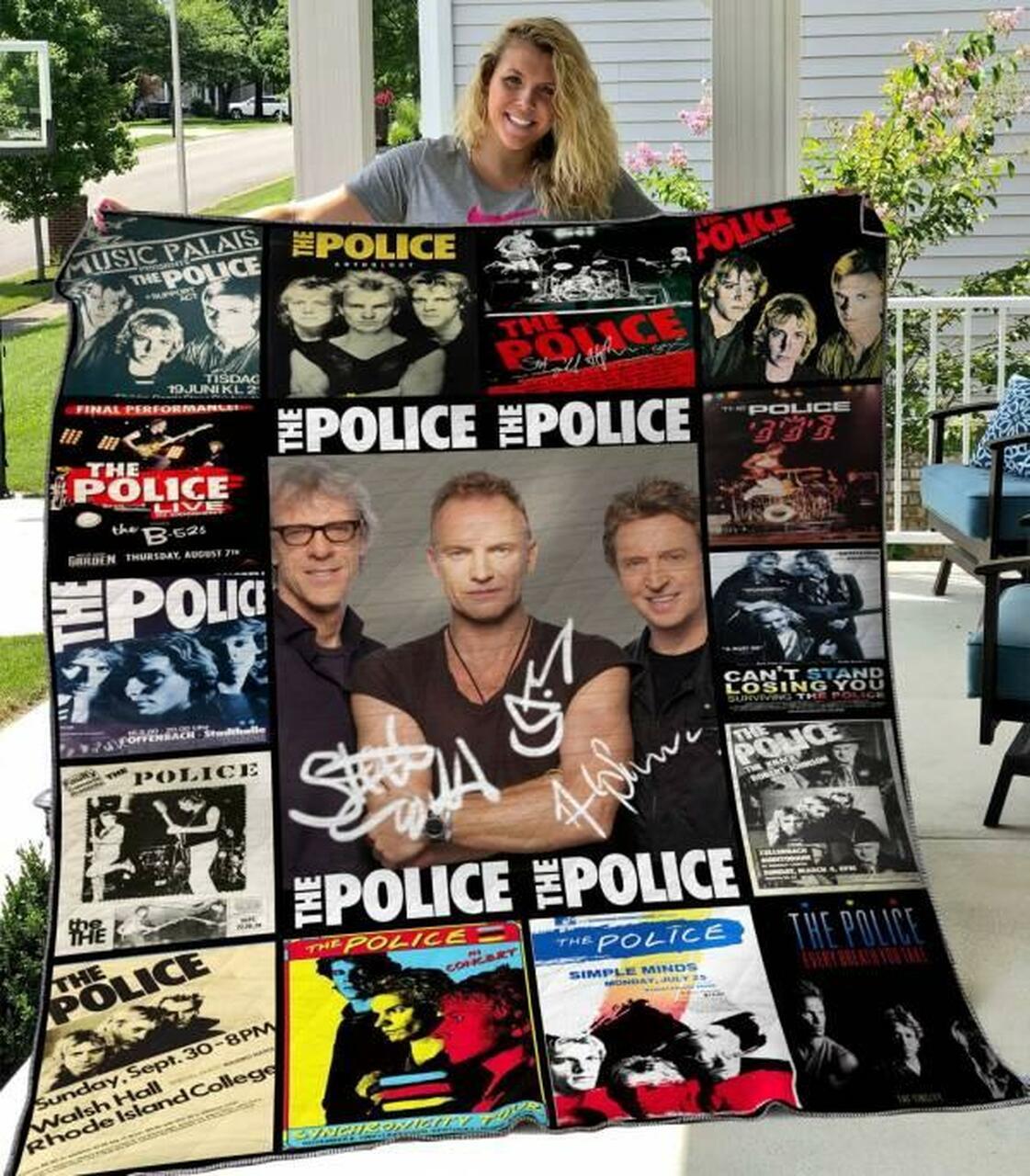 The Police Quilt Blanket Hvt280525 Quilt