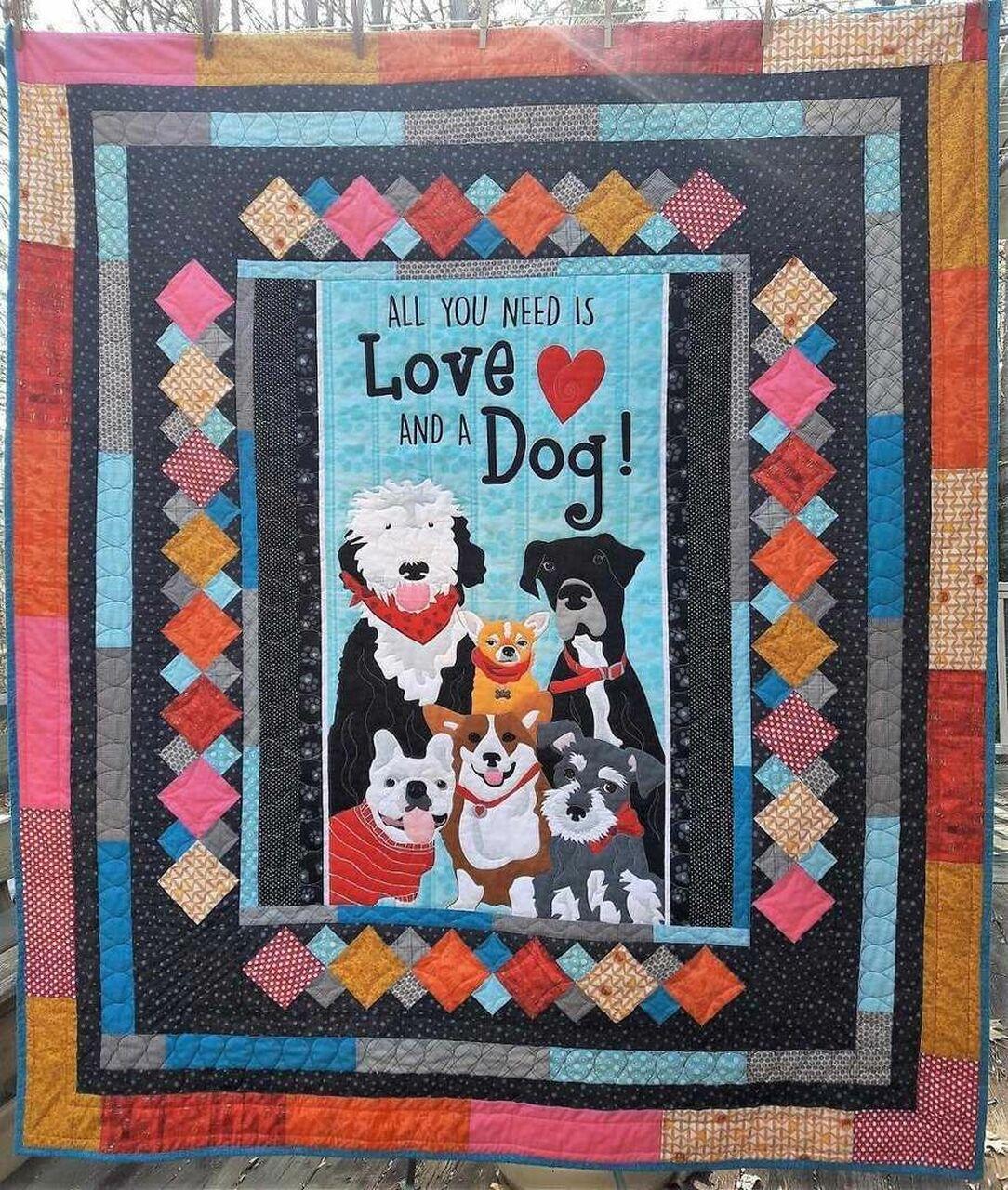 Dog Clm270615 Quilt Blanket