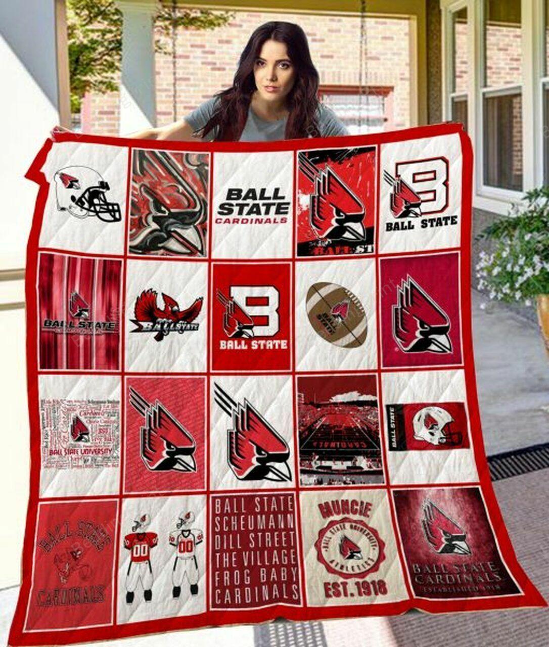 Ncaa Batate Cardi Quilt Blanket #1319