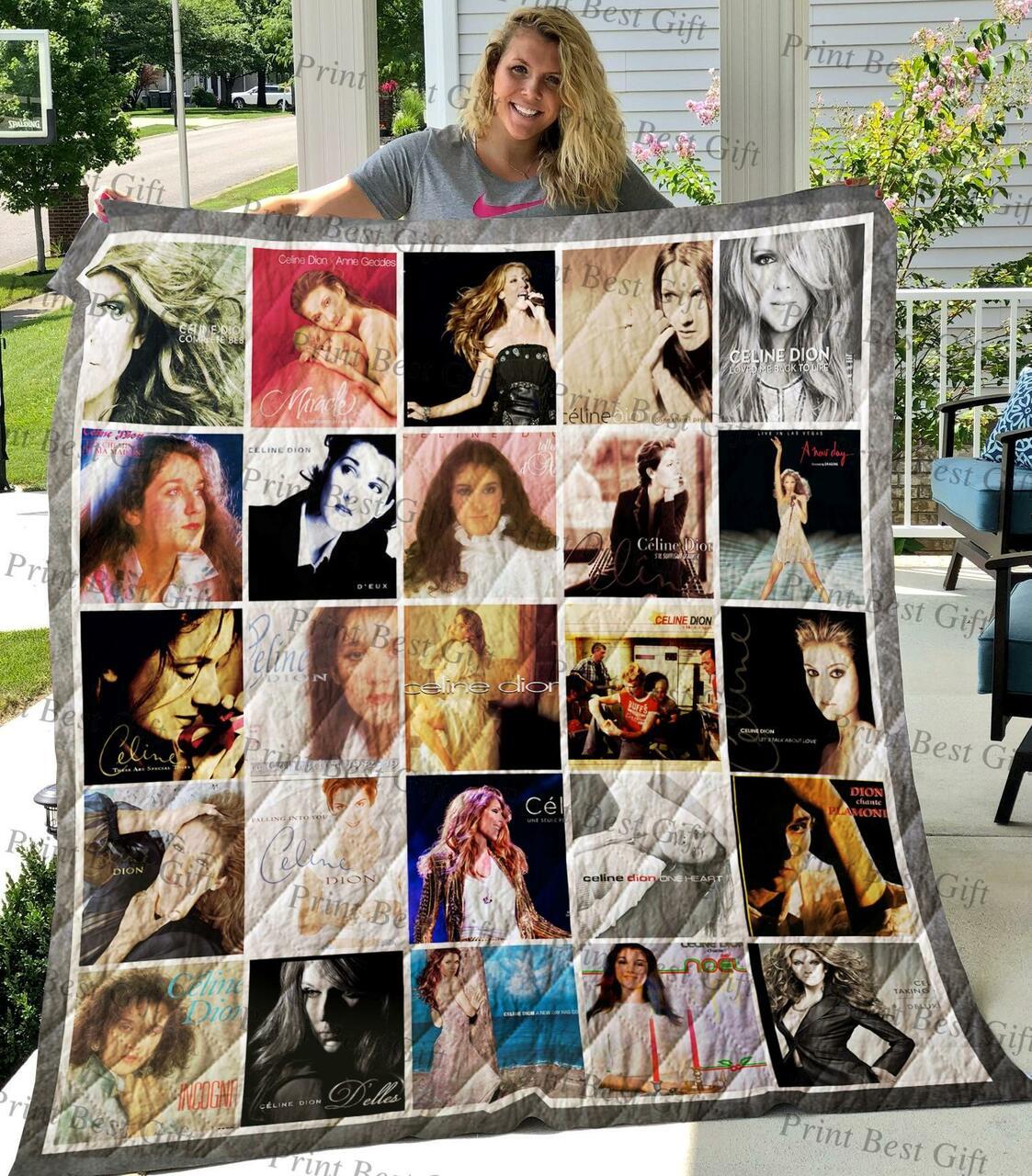 M310740 Celine Dion Quilt Blanket Quilt