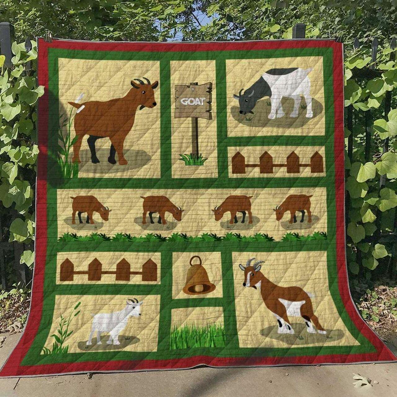 Goat Ml070616 Quilt Blanket