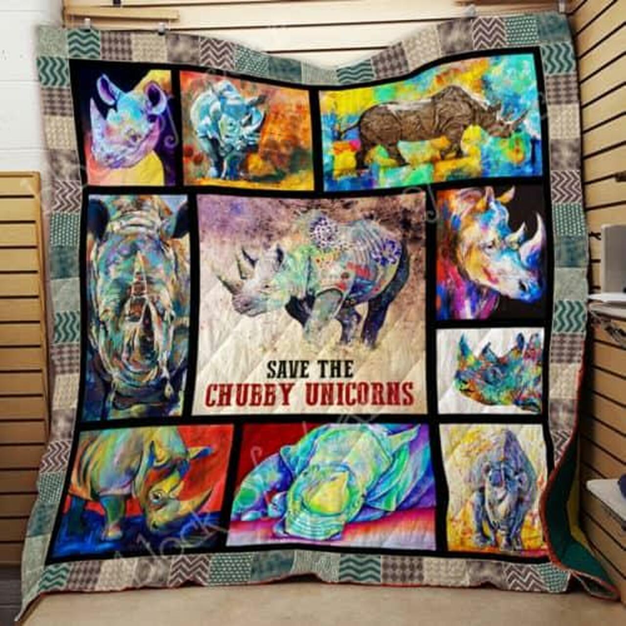 Save The Chubby Unic Quilt Blanket Th616 Quilt