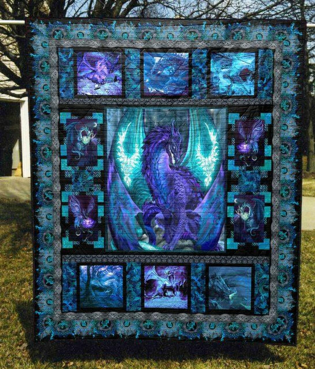 Flame apphire Quilt Blanket Qq26 Quilt