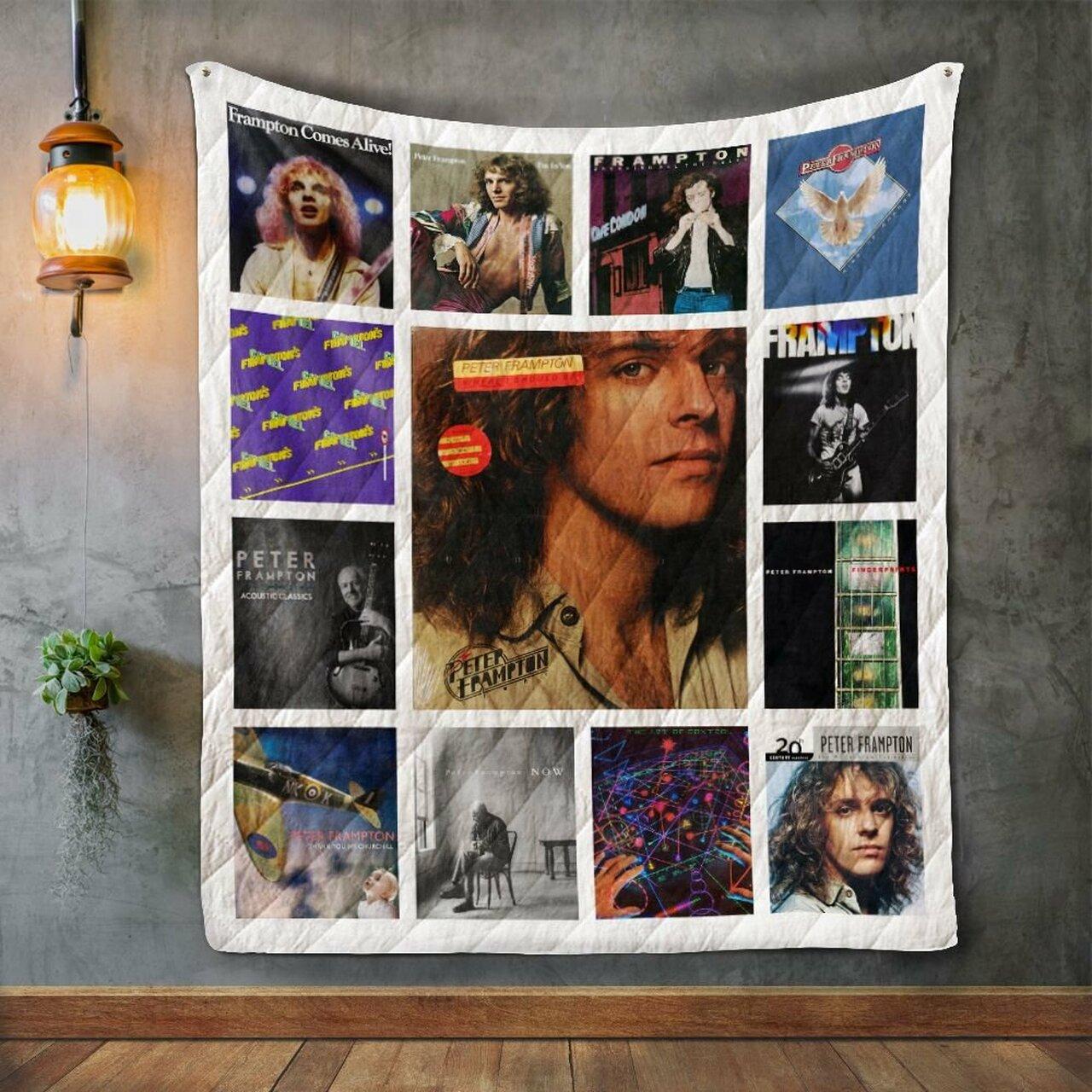 Peter Frampton Album Co Quilt Blanket