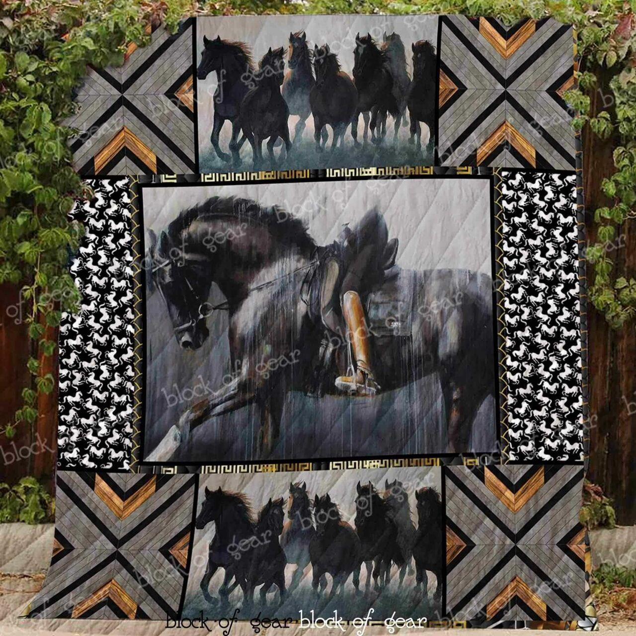 Riding Black e Blanket Kc1807 Quilt