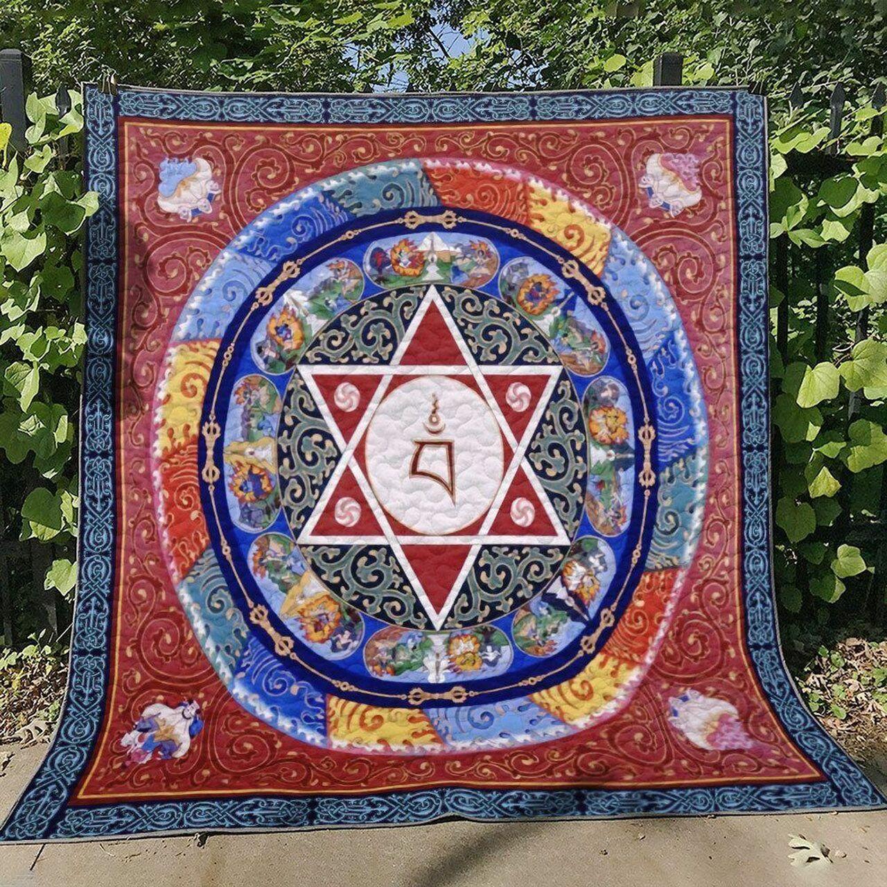 Pagan Calendar Nt120722 Quilt Blanket