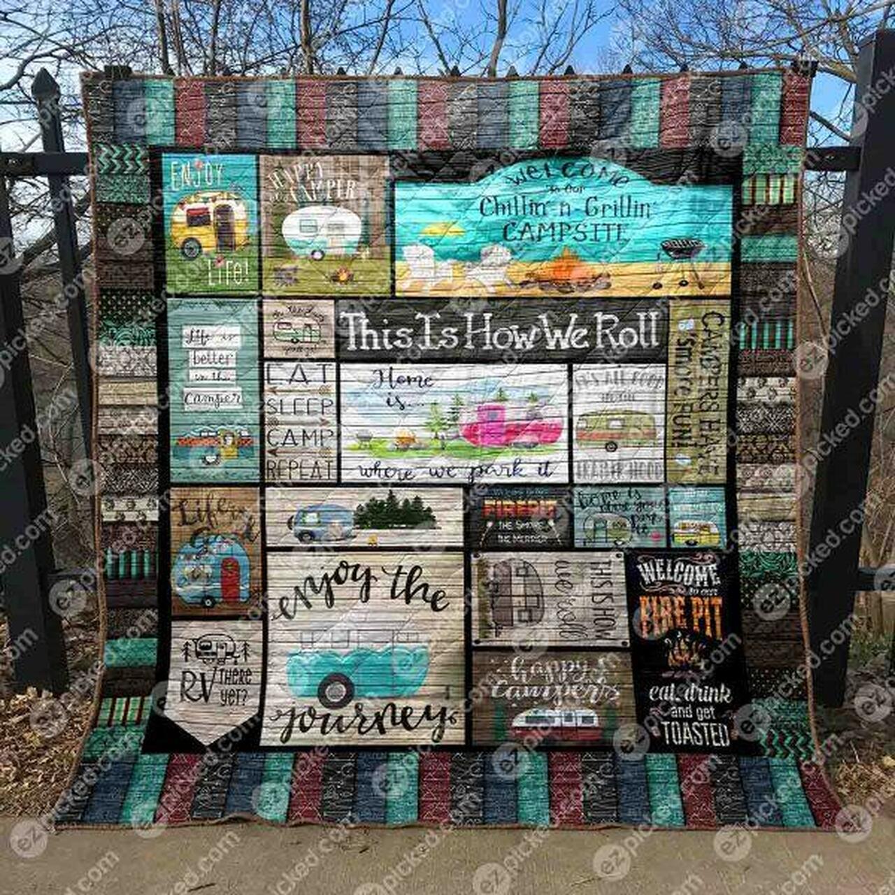 Is How We Roll Quilt Blanket Ht10 Quilt