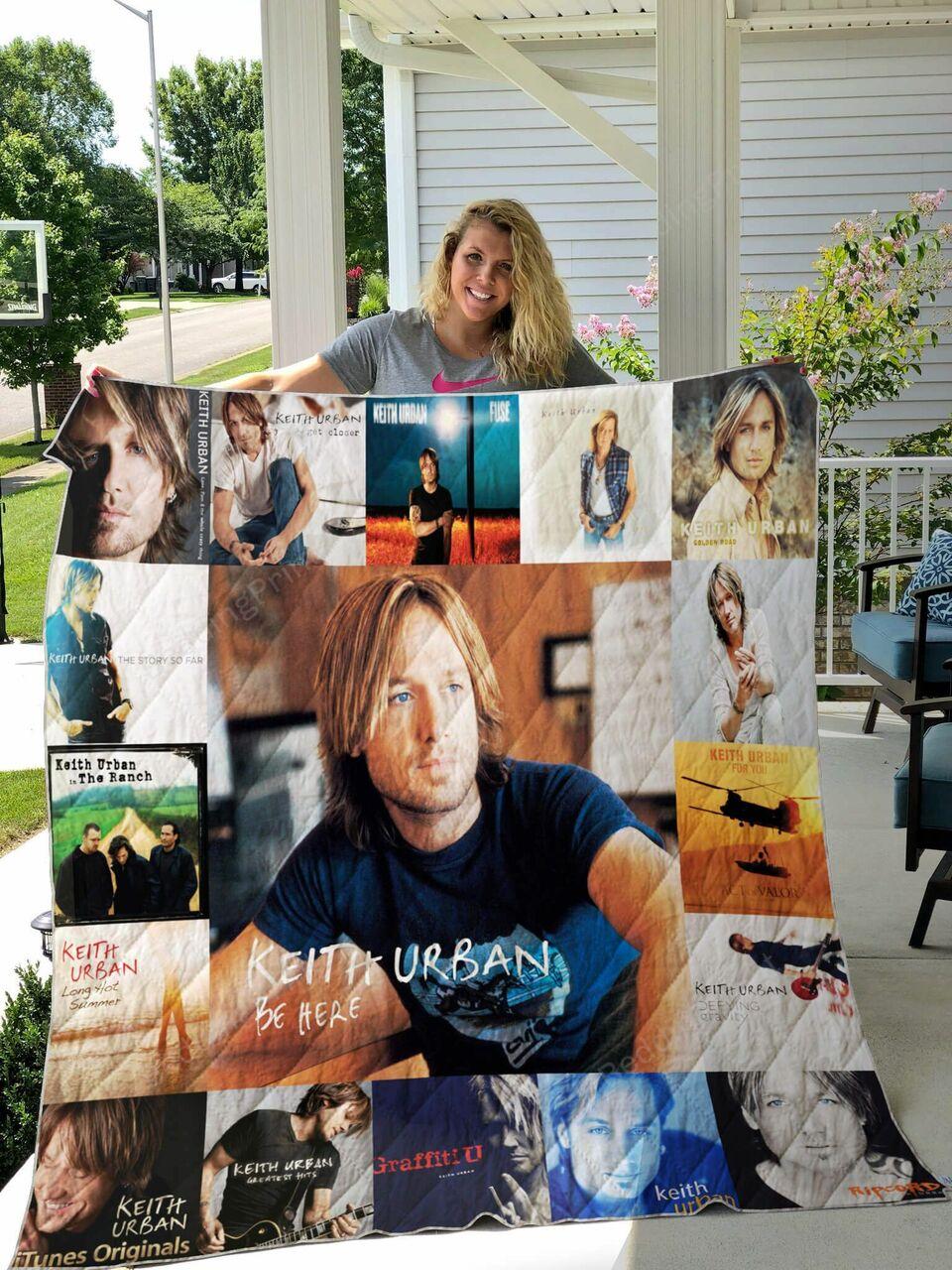 Keith Urban Quilt Blanket For Ver 17