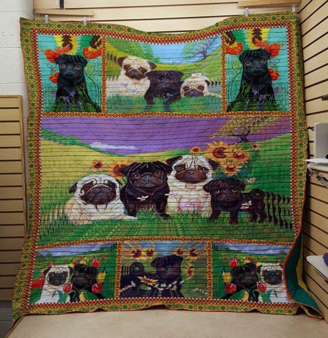 Pug 8030087 Quilt Blanket Quilt