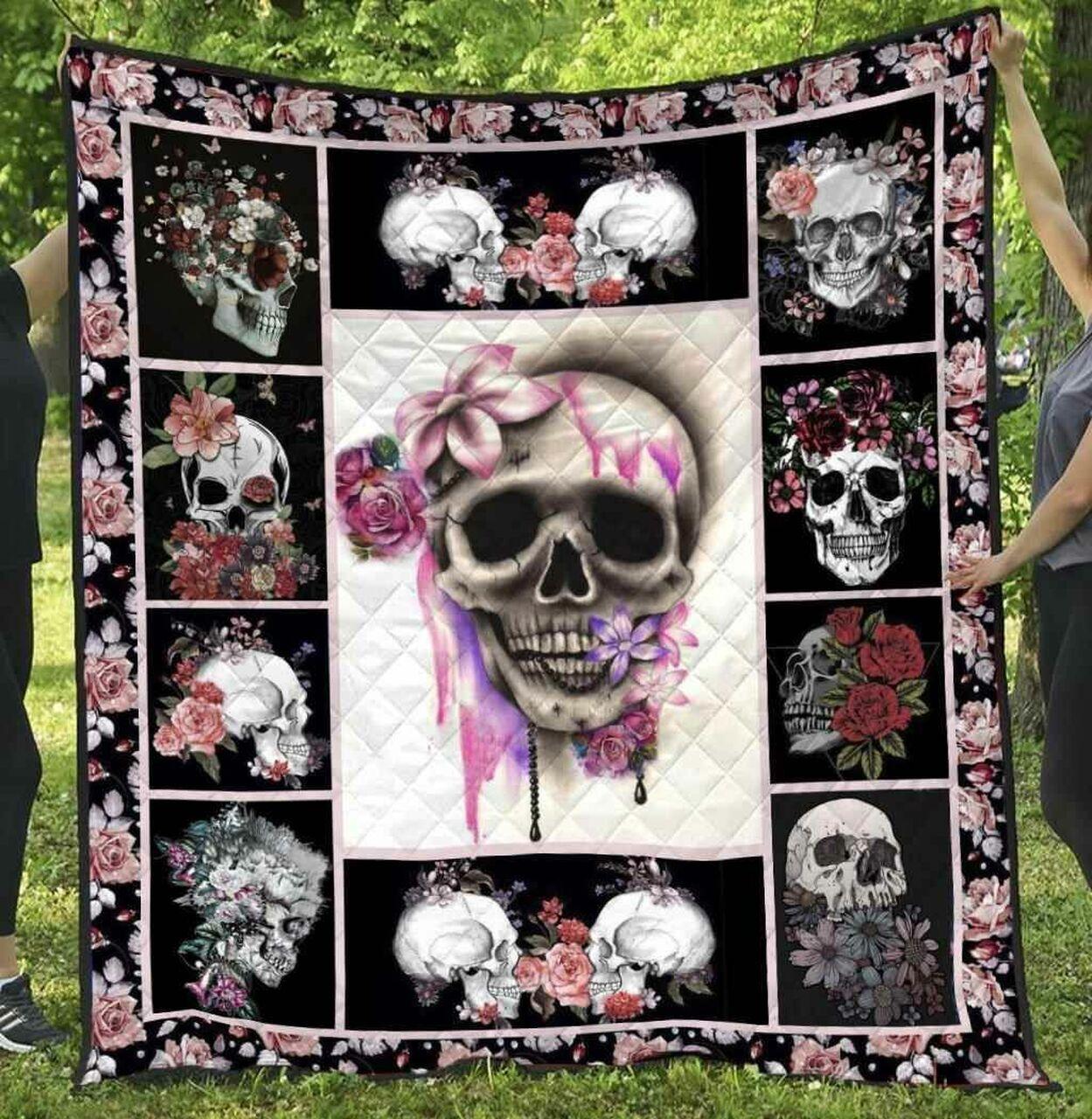 Skull Ver10 Blanket Th1507 Quilt