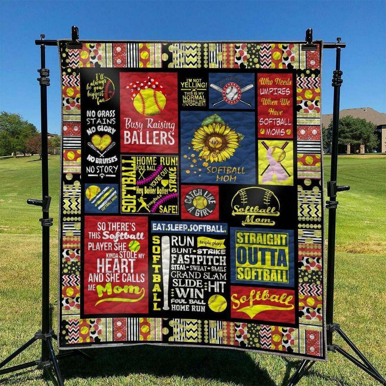 Softball Td2809842 Quilt Blanket