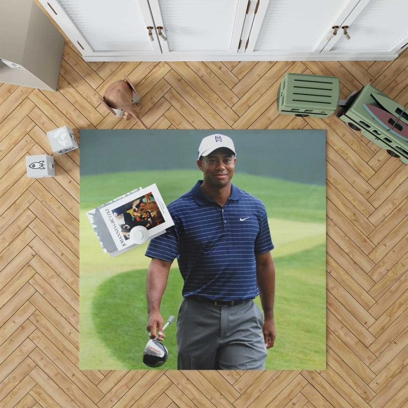 Eldrick Tont Tiger Woods Is An American Professional Golfer Rug