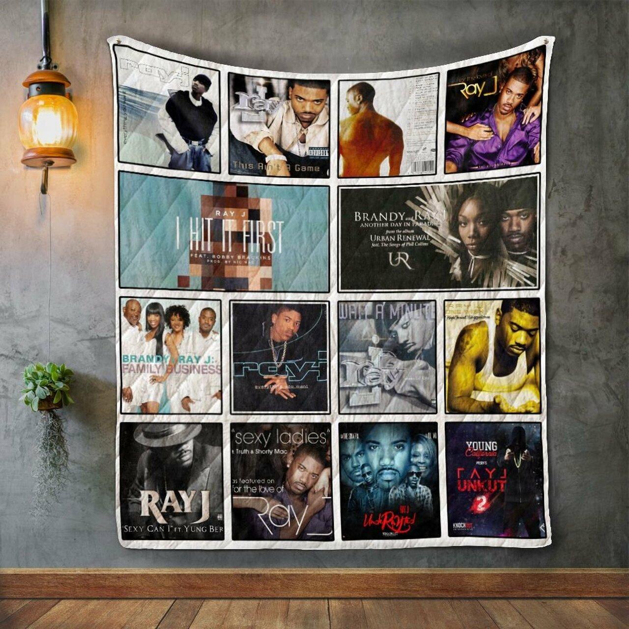 Ray J Album Co Quilt Blanket