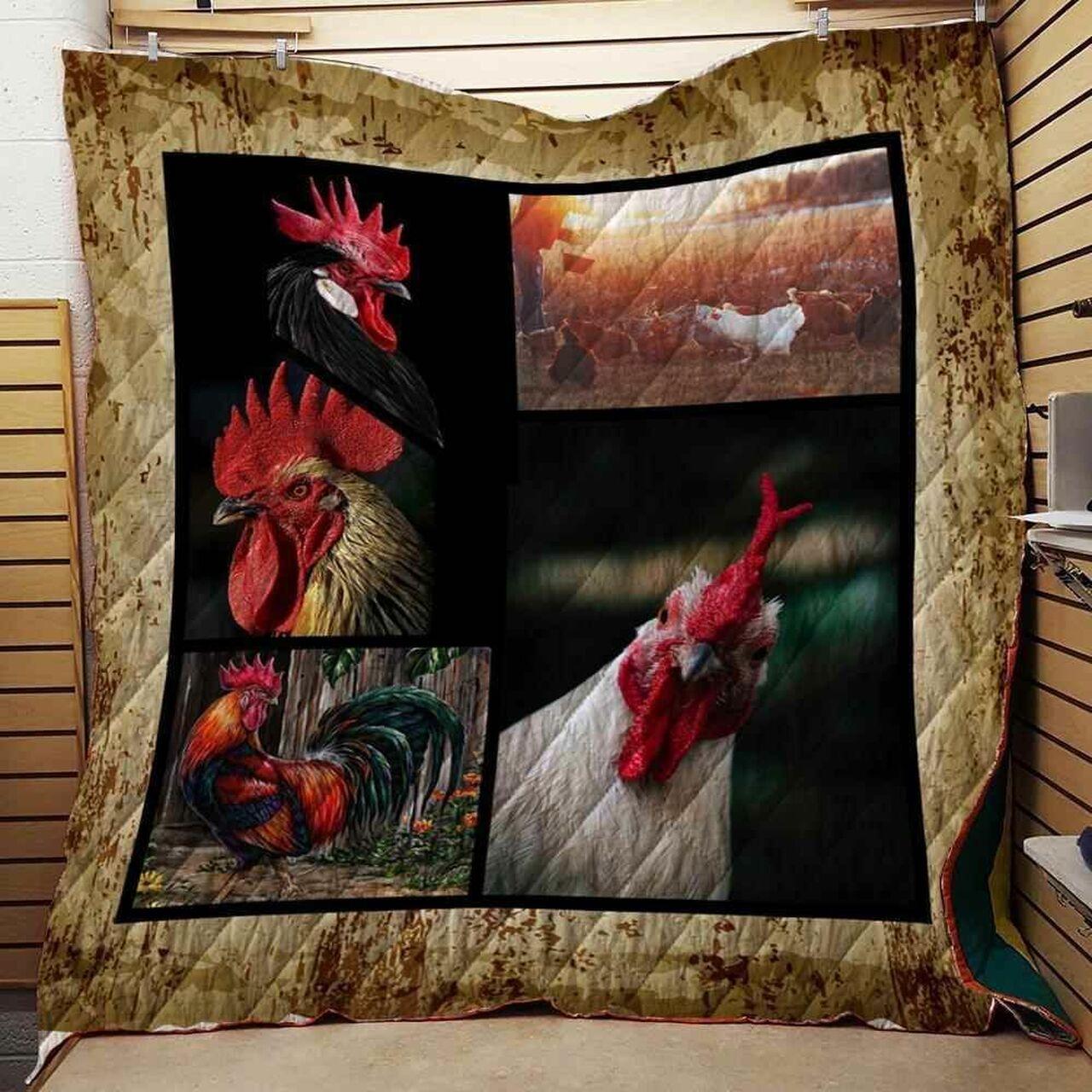 Farmer Chicktyle Blanket Th1707 Quilt