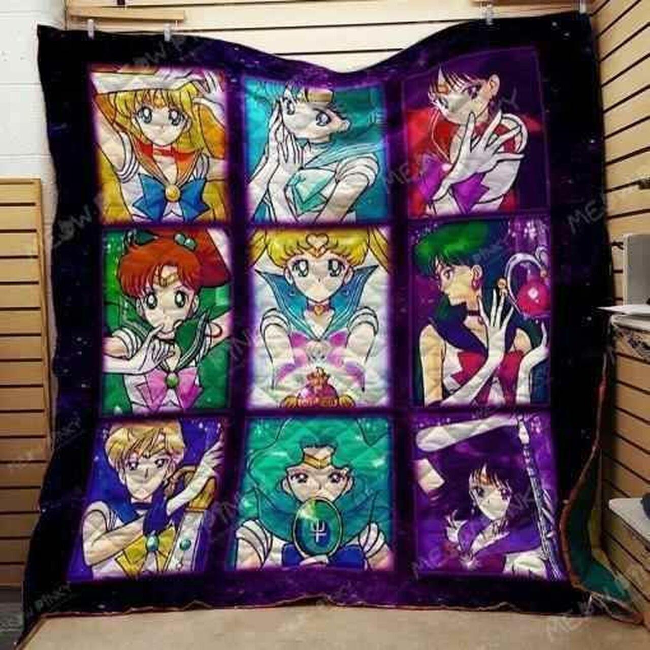 Sailor Moai Tformation Galaxy Blanket Th0907 Quilt