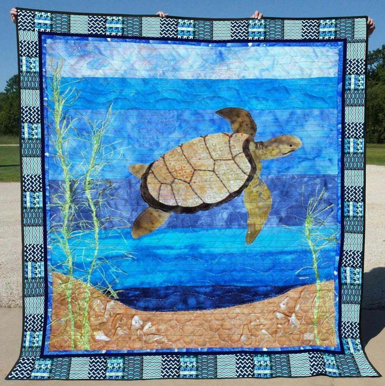 Turtle Li010803B Tbg Quilt Blanket