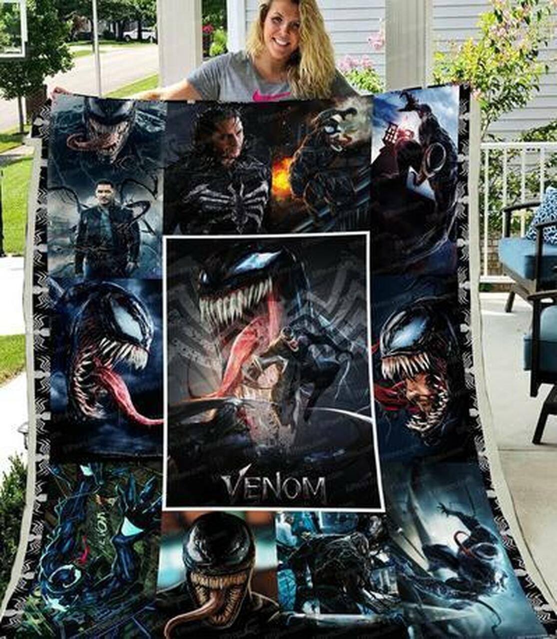 Marvel Venofa Bed Throw Fleece BlanketMvn01 Quilt