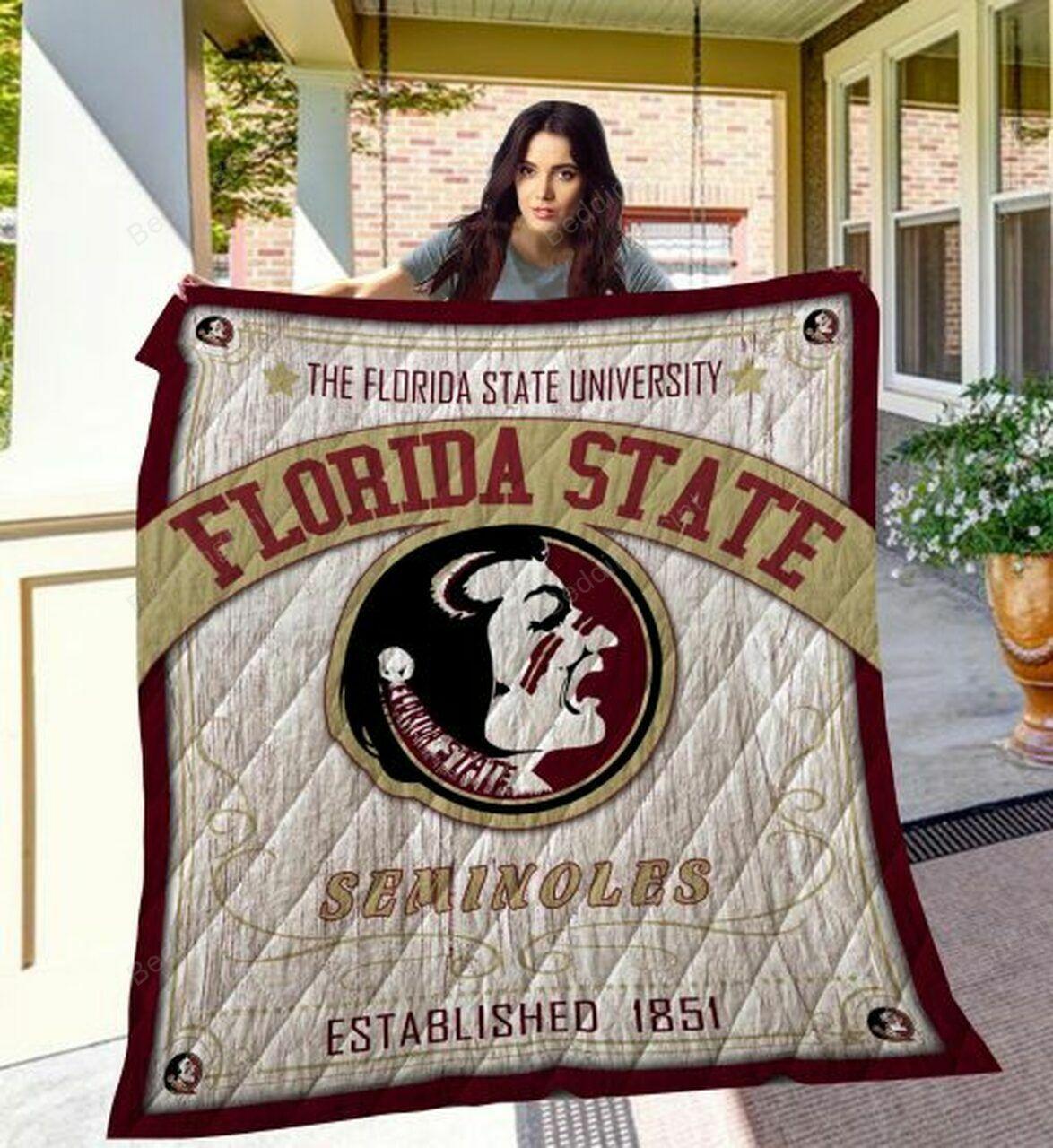 Ncaa Floritaemin Quilt Blanket #61