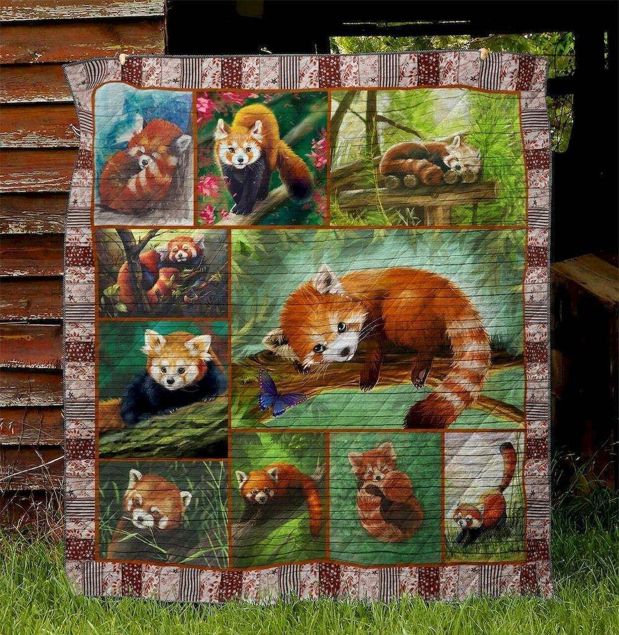 Red Panda Vb130532 Quilt Blanket
