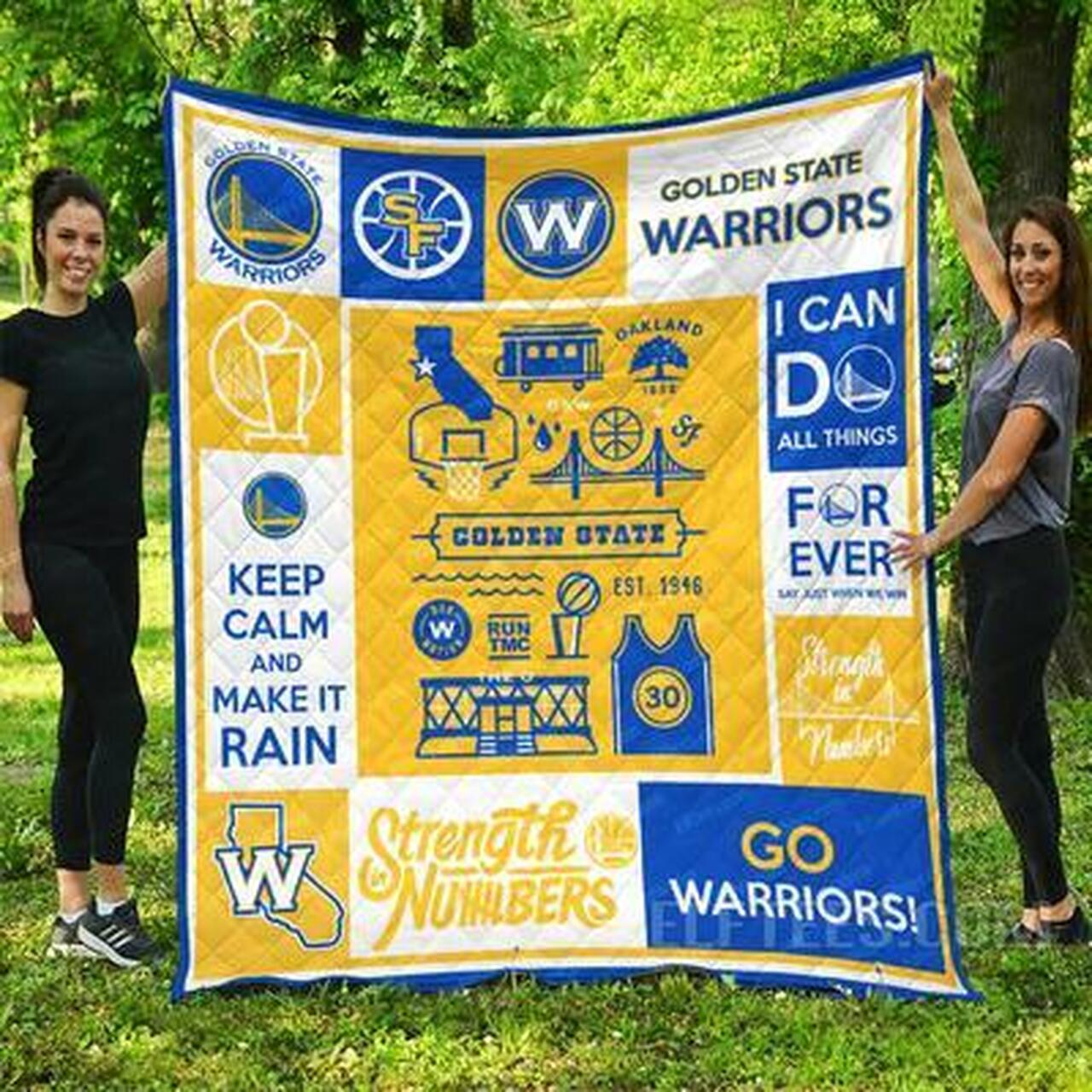 Goldtate Warrketball Quilt Blanket Quilt