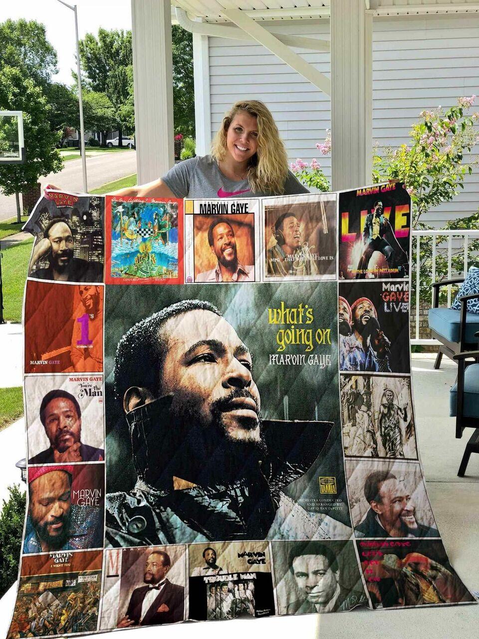 Marvin Gaye Blanket Th1809 Quilt
