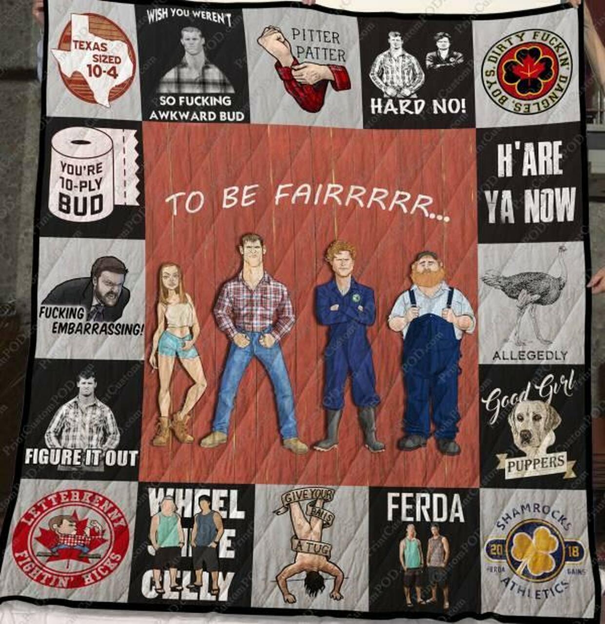 Letterkenny Live Quilt Blanket Limited Quilt Blanket