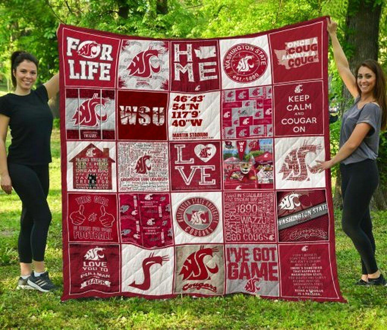 Ncaahingttate Cou Quilt Blanket #715