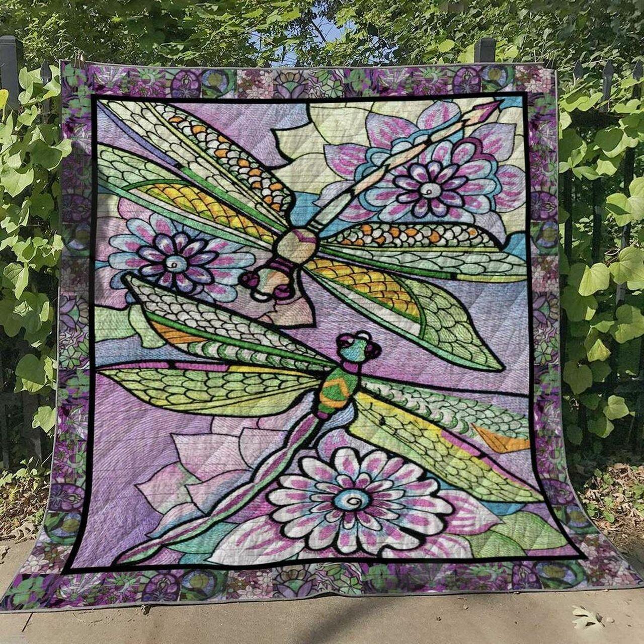 Dragonfly Hm140607 Quilt Blanket