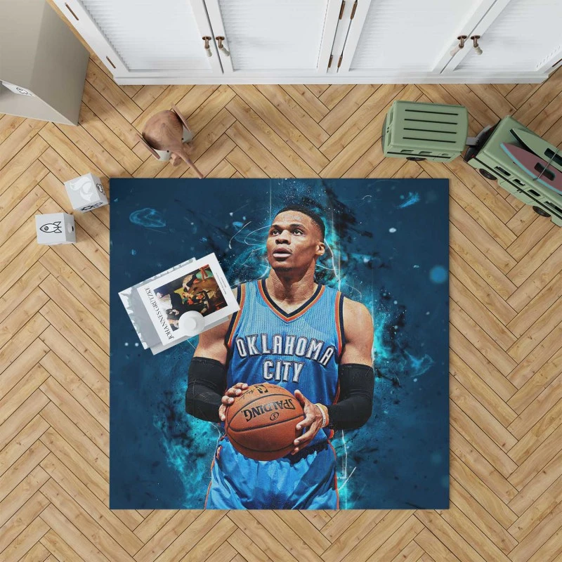 Russell Westbrook Graceful Nba Rug