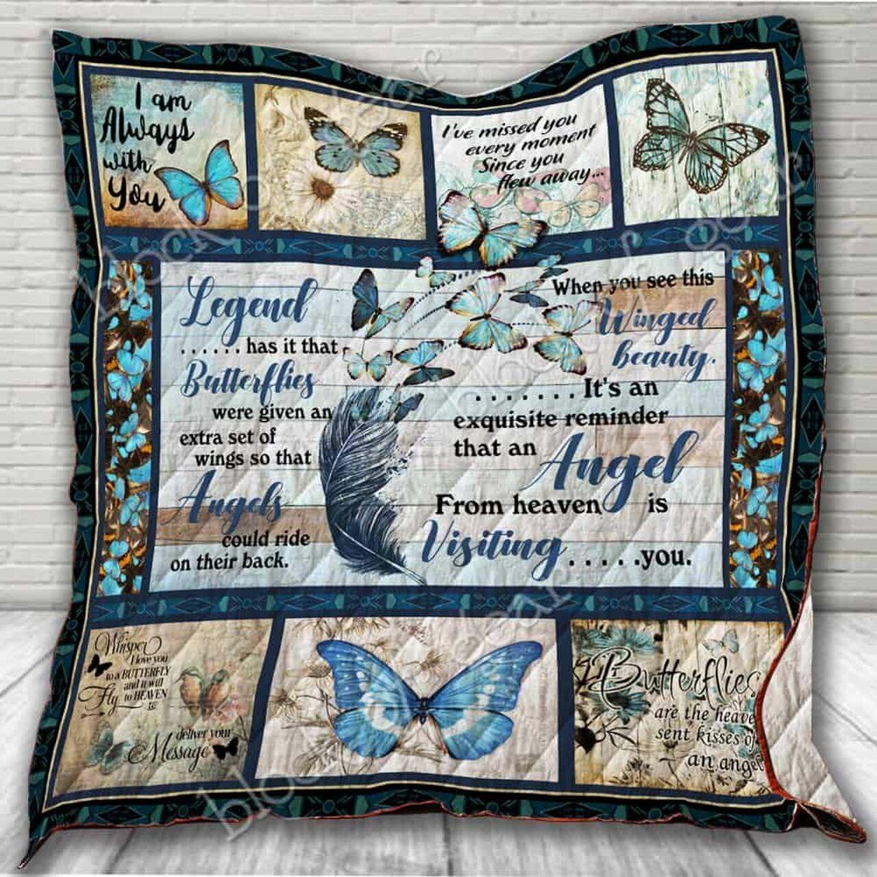 Butterfly Cl18100131Mdq Quilt Blanket