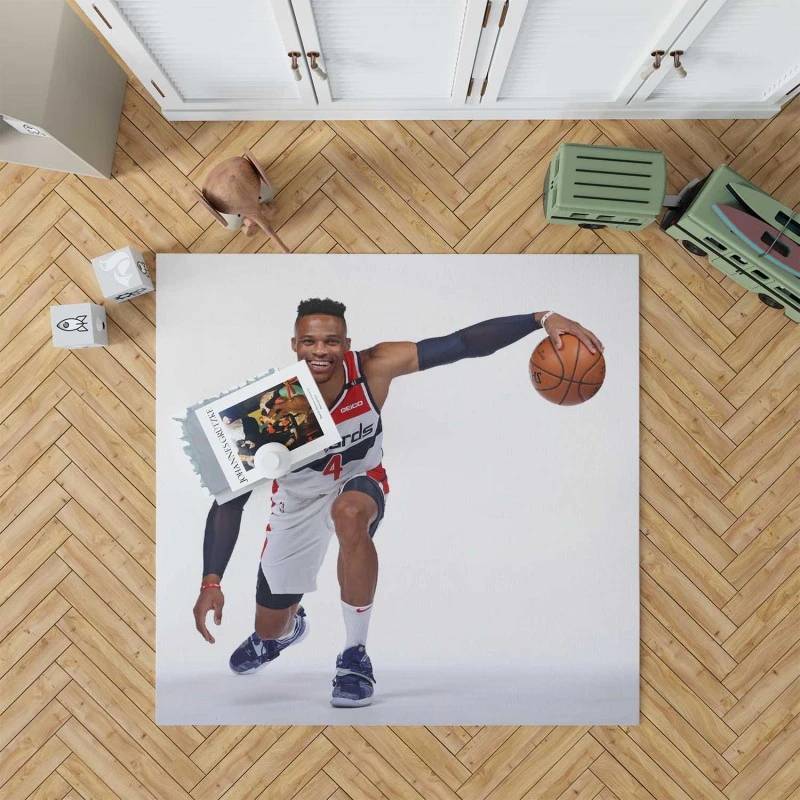 Russell Westbrook Washington Wizards Nba Rug