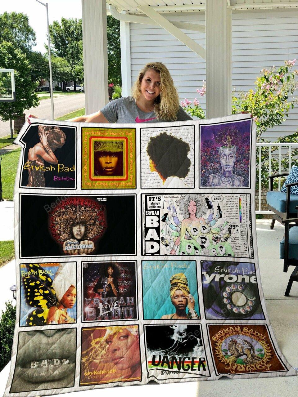 Erykah Badu Quilt Blanket