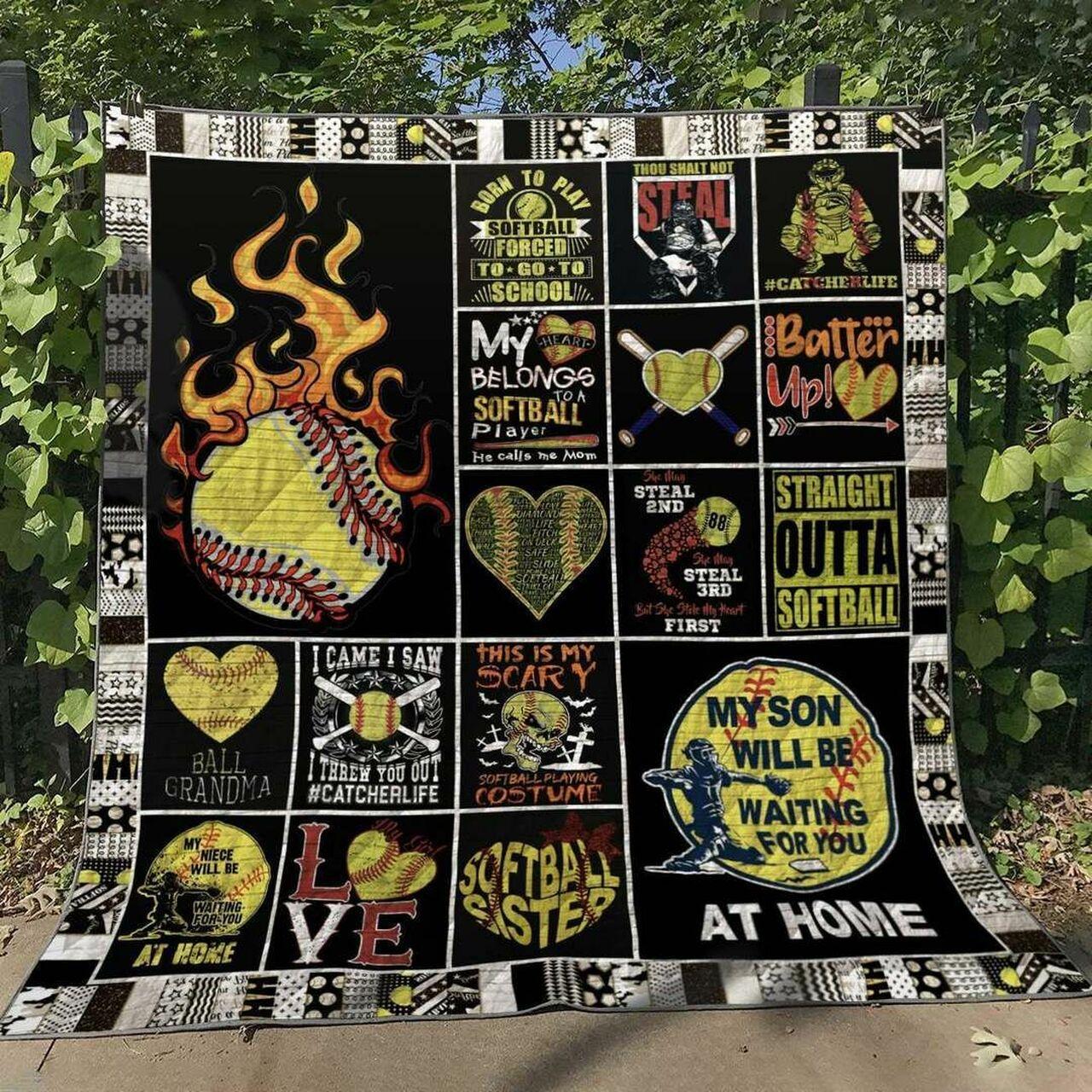 Softball Tn220513 Quilt Blanket