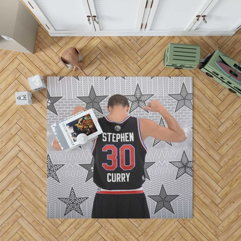 Energetic Nba Stephen Curry Rug