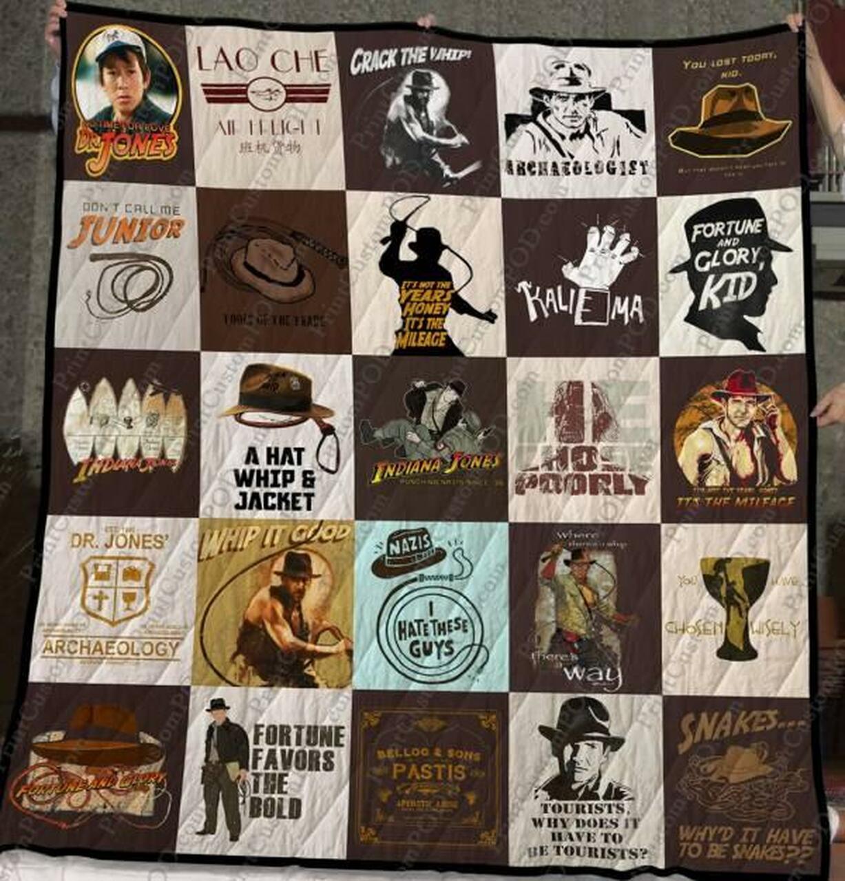 Indiana J Quilt Blanket M120643 Quilt