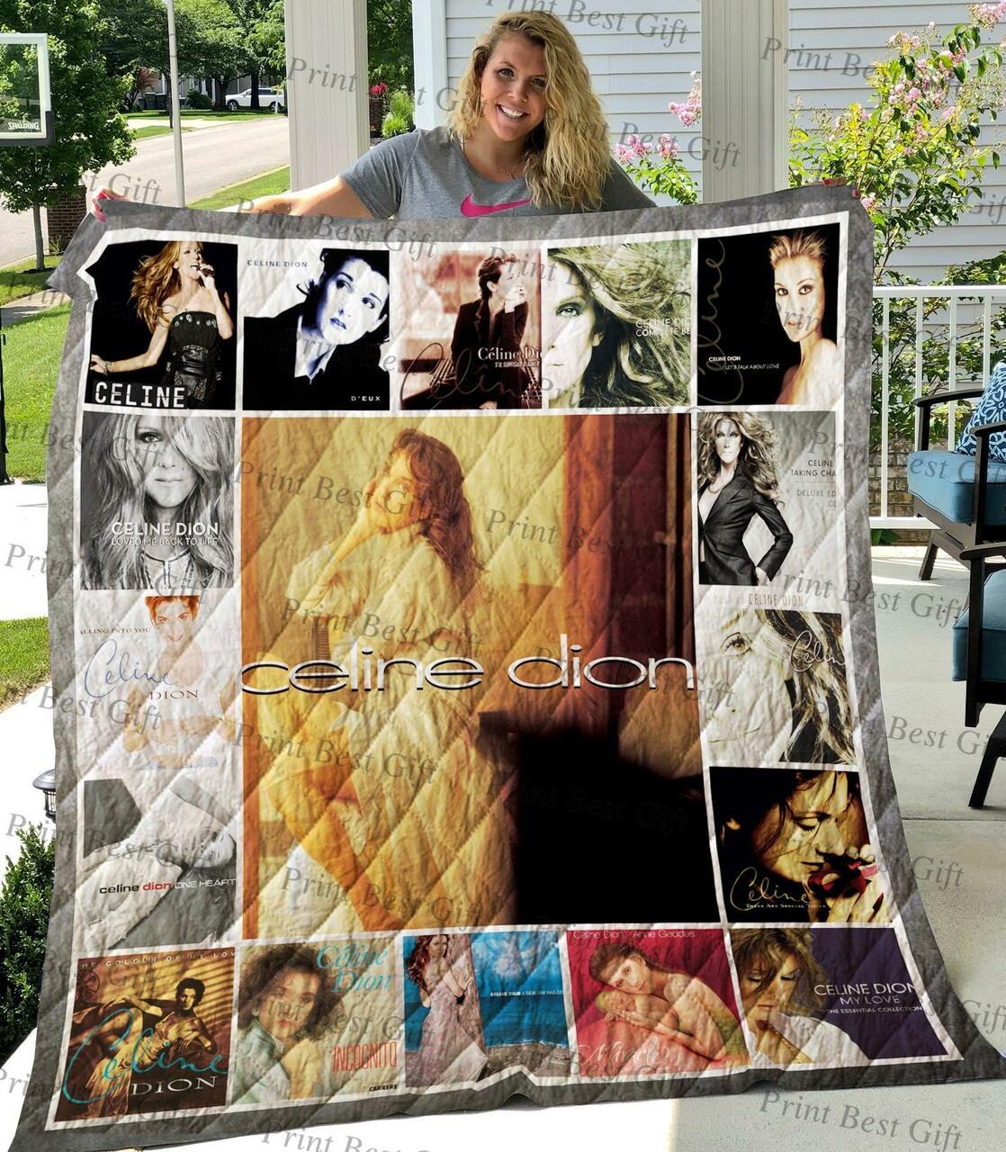 M310741 Celine Dion Quilt Blanket Quilt