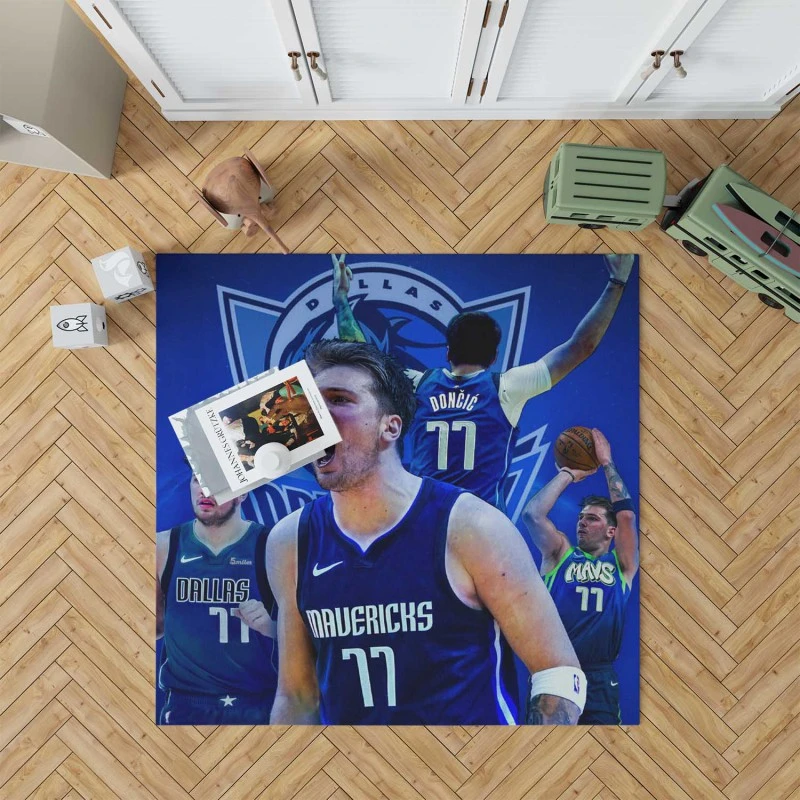 Popular Nba Basketball Player Luka Doncic Rug