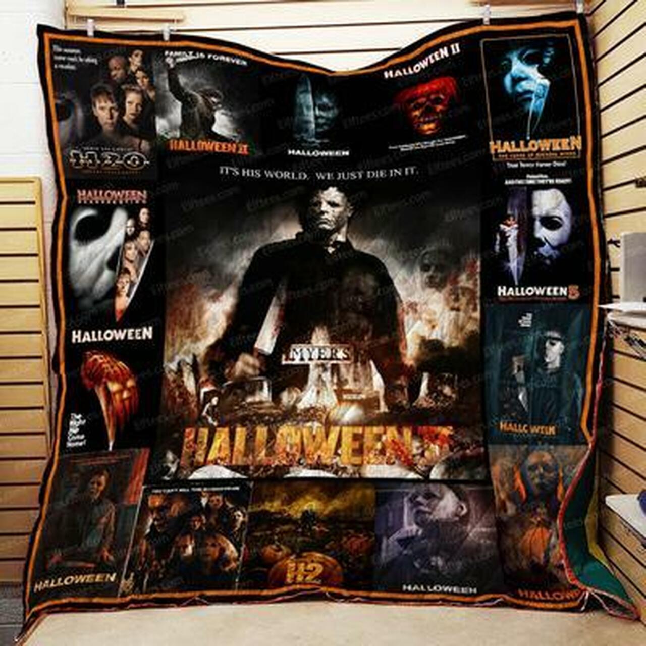 Halloween Horror Movie Quilt Blanket Quilt