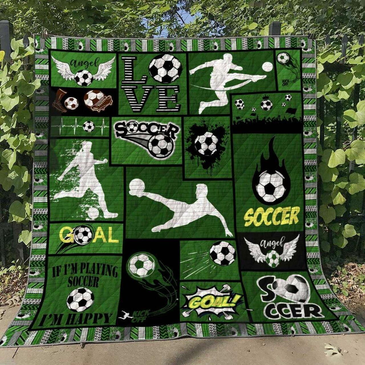Soccer Ml130622 Quilt Blanket