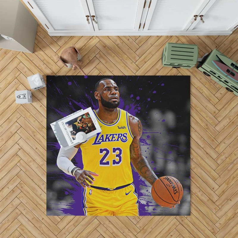 Official Nba Basketball Player Lebron James Rug