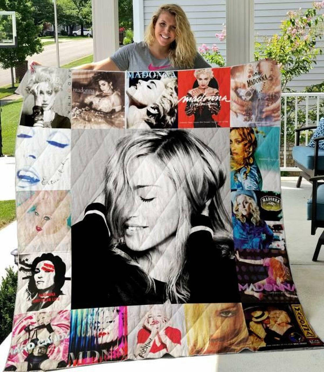 Madonna Quilt Blanket Limited Quilt Blanket