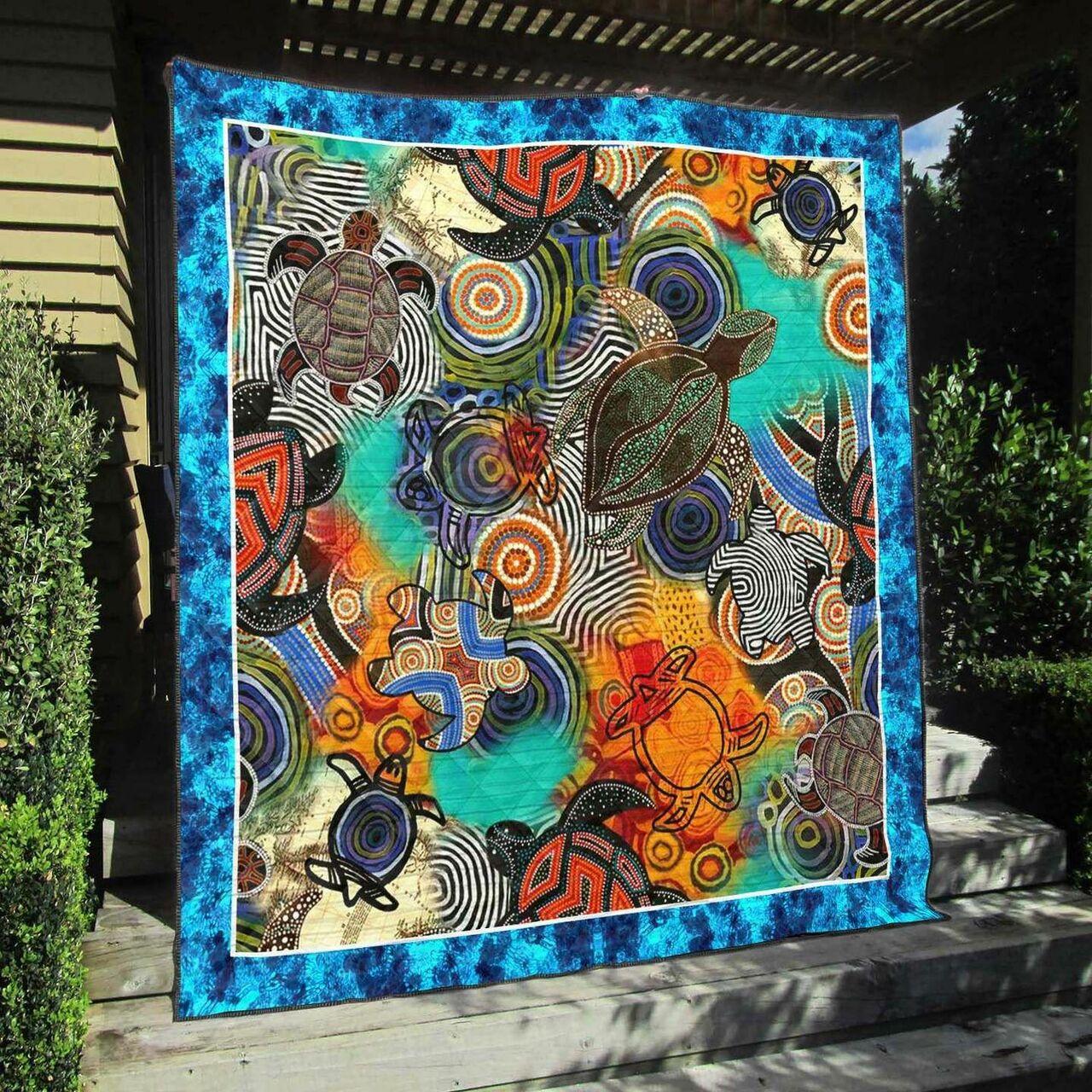 Turtle Na070804C Tbg Quilt Blanket