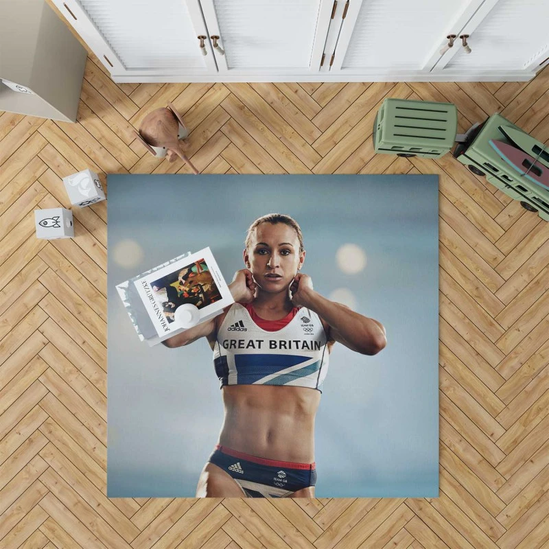 Jessica Ennis Professional Russian Athlete Long Jumper Rug