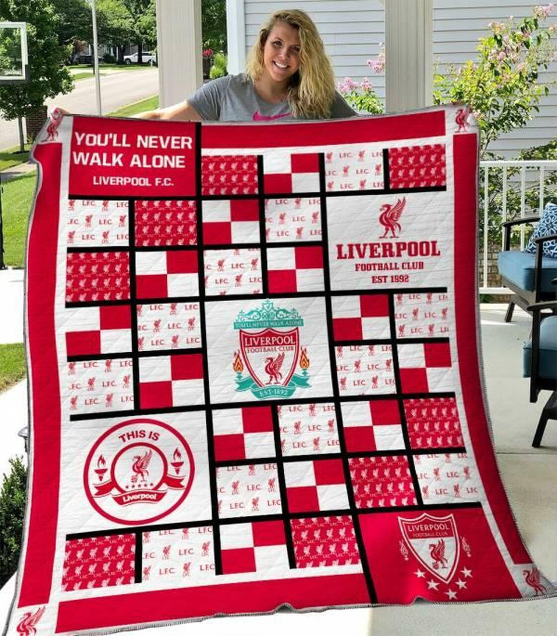 Liverpool F C Quilt Blanket B310504 Quilt