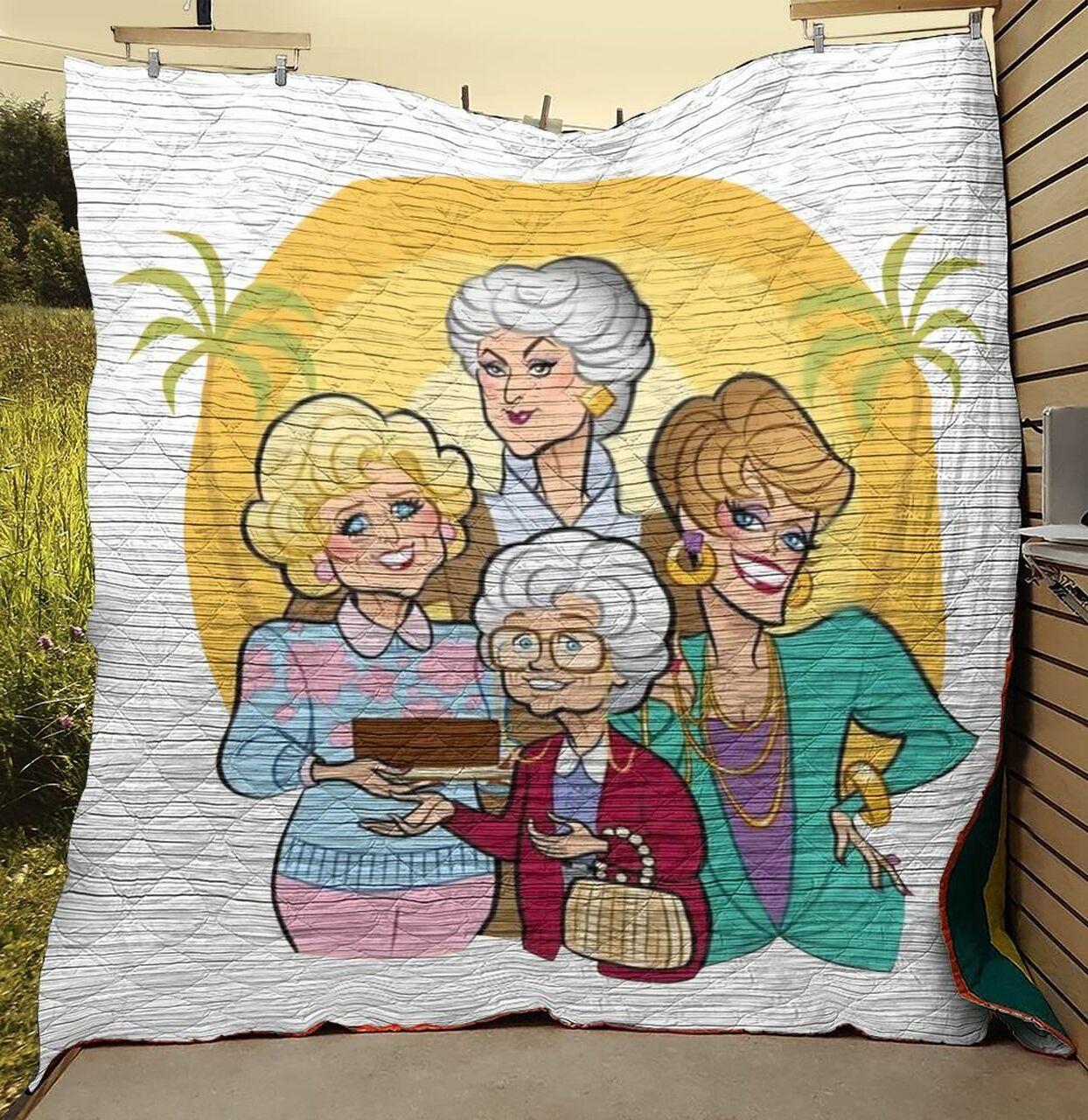 The Golden G Quilt Blanket