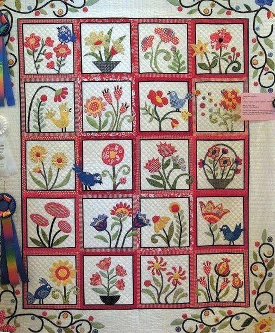 Flower Cla1910189Q Quilt Blanket